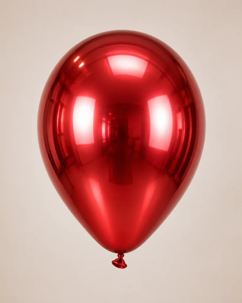 Visoko kvalitetni kalisan baloni mirror-red